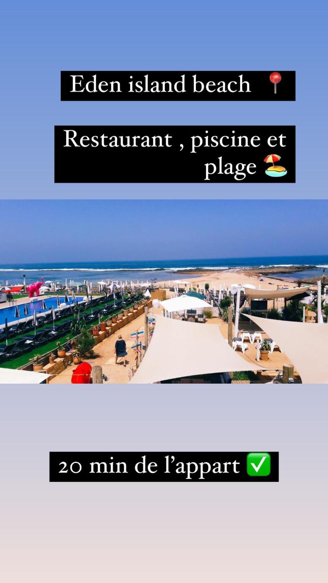 Appartement propre , calme et prés de la plage pour les familles Skhirat Exterior foto