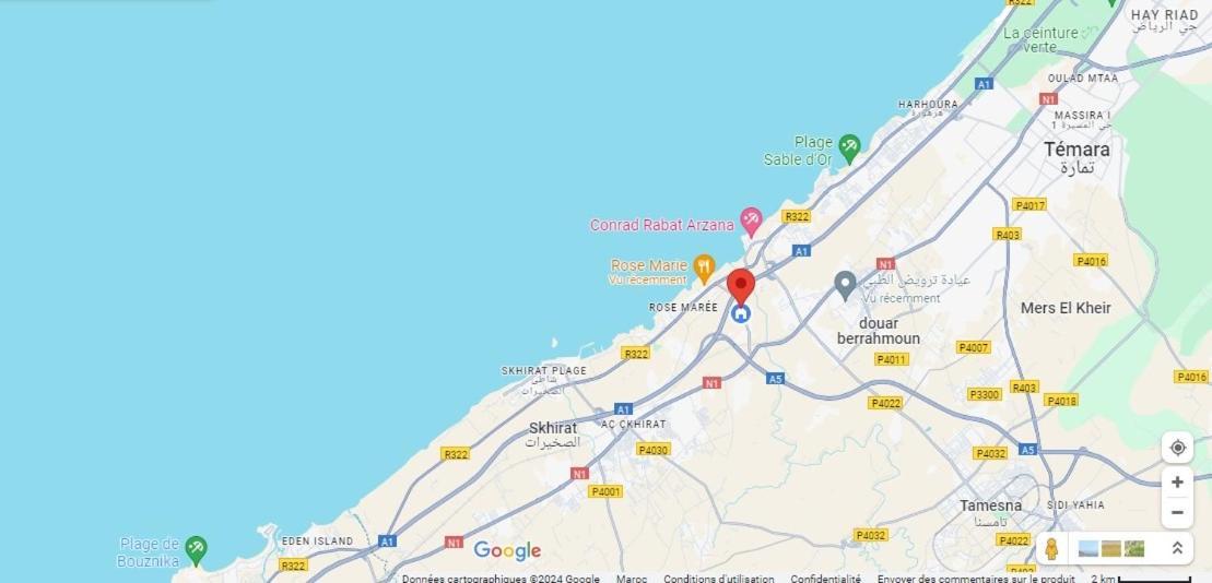 Appartement propre , calme et prés de la plage pour les familles Skhirat Exterior foto